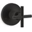 Purist Mastershower Transfer Valve Trim w/ Cross Handle (Matte Black)