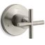 Purist Mastershower Transfer Valve Trim w/ Cross Handle (Vibrant Brushed Nickel)