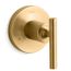 Purist Mastershower Transfer Valve Trim w/ Lever Handle (Vibrant Brushed Moderne Brass)