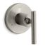 Purist Mastershower Transfer Valve Trim w/ Lever Handle (Vibrant Brushed Nickel), K-T14491-4-BN