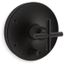 Purist Rite-temp Valve Trim w/ Push-button Diverter And Cross Handle (Matte Black), K-T14501-3-BL
