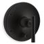 Purist Rite-temp Valve Trim w/ Push-button Diverter And Lever Handle (Matte Black)