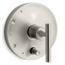 Purist Rite-temp Valve Trim w/ Push-button Diverter And Lever Handle (Vibrant Brushed Nickel)