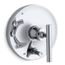 Purist Rite-temp Valve Trim w/ Push-button Diverter And Lever Handle (Polished Chrome)