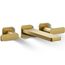 Parallel Wall Mount Bath Faucet Trim (Vibrant Brushed Moderne Brass), K-T23491-4-2MB