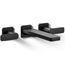 Parallel Wall Mount Bath Faucet Trim (Matte Black)