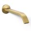 Wall Mount Bathroom Sink Faucet Spout Only w/ Ribbon Design, 1.2 GPM (Vibrant Brushed Moderne Brass), K-T23888-2MB
