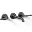 Tone Wall Mount Bathroom Faucet, 1.2 GPM (Matte Black), K-T26439-4-BL