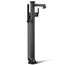 Riff Floor Mount Bath Filler Trim w/ Handshower (Matte Black)
