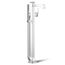 Riff Floor Mount Bath Filler Trim w/ Handshower (Polished Chrome)