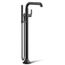Tone Floor Mount Bath Filler Trim w/ Handshower (Matte Black)
