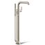 Tone Floor Mount Bath Filler Trim w/ Handshower (Vibrant Brushed Nickel)