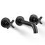 Castia Wall Mount Bathroom Faucet, 1.2 GPM (Matte Black), K-T35909-3-BL