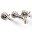 Castia Wall Mount Bathroom Faucet, 1.2 GPM (Vibrant Brushed Nickel), K-T35909-3-BN