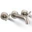 Castia Wall Mount Bath Faucet Trim (Vibrant Brushed Nickel)