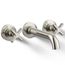 Castia Wall Mount Bath Faucet Trim (Vibrant Polished Nickel)