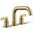 Castia Deck Mounted Bath Faucet Trim (Vibrant Brushed Moderne Brass)
