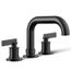 Castia Deck Mounted Bath Faucet Trim (Matte Black)