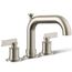 Castia Deck Mounted Bath Faucet Trim w/ Diverter (Vibrant Brushed Nickel)