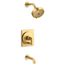 Castia Rite-temp Bath And Shower Trim Kit, 1.75 GPM (Vibrant Brushed Moderne Brass), K-T35918-4G-2MB
