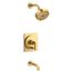 Castia Rite-temp Bath And Shower Trim Kit, 2.5 GPM (Vibrant Brushed Moderne Brass), K-T35918-4Y-2MB