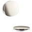 PureFlo Rotary-turn Bath Drain Trim (Vibrant Polished Nickel), K-T37391-SN