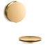 PureFlo Rotary-turn Bath Drain Trim (Vibrant Brushed Moderne Brass), K-T37392-2MB