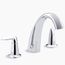 Alteo Deck Mounted Bath Faucet Trim (Polished Chrome)