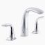 Refinia Deck-Mount Bath Faucet Trim (Polished Chrome), K-T5323-4-CP