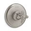 Artifacts Mastershower Temperature Control Valve Trim w/ Cross Handle (Vibrant Brushed Nickel)