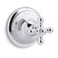 Artifacts Mastershower Transfer Valve Trim w/ Cross Handle (Polished Chrome)