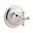 Artifacts Mastershower Transfer Valve Trim w/ Cross Handle (Vibrant Polished Nickel)