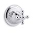 Artifacts Mastershower Volume Control Valve Trim w/ Cross Handle (Polished Chrome)