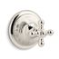 Artifacts Mastershower Volume Control Valve Trim w/ Cross Handle (Vibrant Polished Nickel)