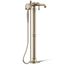 Artifacts Floor Mount Bath Filler Trim w/ Handshower (Vibrant Brushed Bronze)