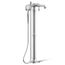 Artifacts Floor Mount Bath Filler Trim w/ Handshower (Polished Chrome)
