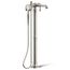 Artifacts Floor Mount Bath Filler Trim w/ Handshower (Vibrant Polished Nickel)
