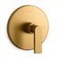 Composed Mastershower Temperature Control Valve Trim w/ Lever Handle (Vibrant Brushed Moderne Brass)