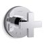 Composed Mastershower Volume Control Valve Trim w/ Cross Handle (Polished Chrome)