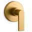 Composed Mastershower Volume Control Valve Trim w/ Lever Handle (Vibrant Brushed Moderne Brass)