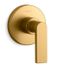 Composed Mastershower Transfer Valve Trim w/ Lever Handle (Vibrant Brushed Moderne Brass)