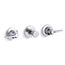 Triton Wall Mount Valve Trim w/ Push Button Diverter And Lever Handles, Requires Valve (Polished Chrome)