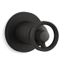 Mastershower Volume Control Valve Trim w/ Industrial Handle (Matte Black)