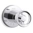 Mastershower Volume Control Valve Trim w/ Industrial Handle (Polished Chrome)
