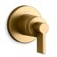 Mastershower Transfer Valve Trim w/ Lever Handle (Vibrant Brushed Moderne Brass)