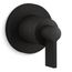 Mastershower Transfer Valve Trim w/ Lever Handle (Matte Black)