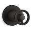Mastershower Transfer Valve Trim w/ Industrial Handle (Matte Black)