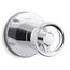 Mastershower Transfer Valve Trim w/ Industrial Handle (Polished Chrome)