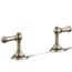 Artifacts Deck Mounted Bath Faucet Handle Trim w/ Lever Design (Vibrant Brushed Bronze)