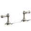 Artifacts Deck Mounted Bath Faucet Handle Trim w/ Lever Design (Vibrant Polished Nickel)